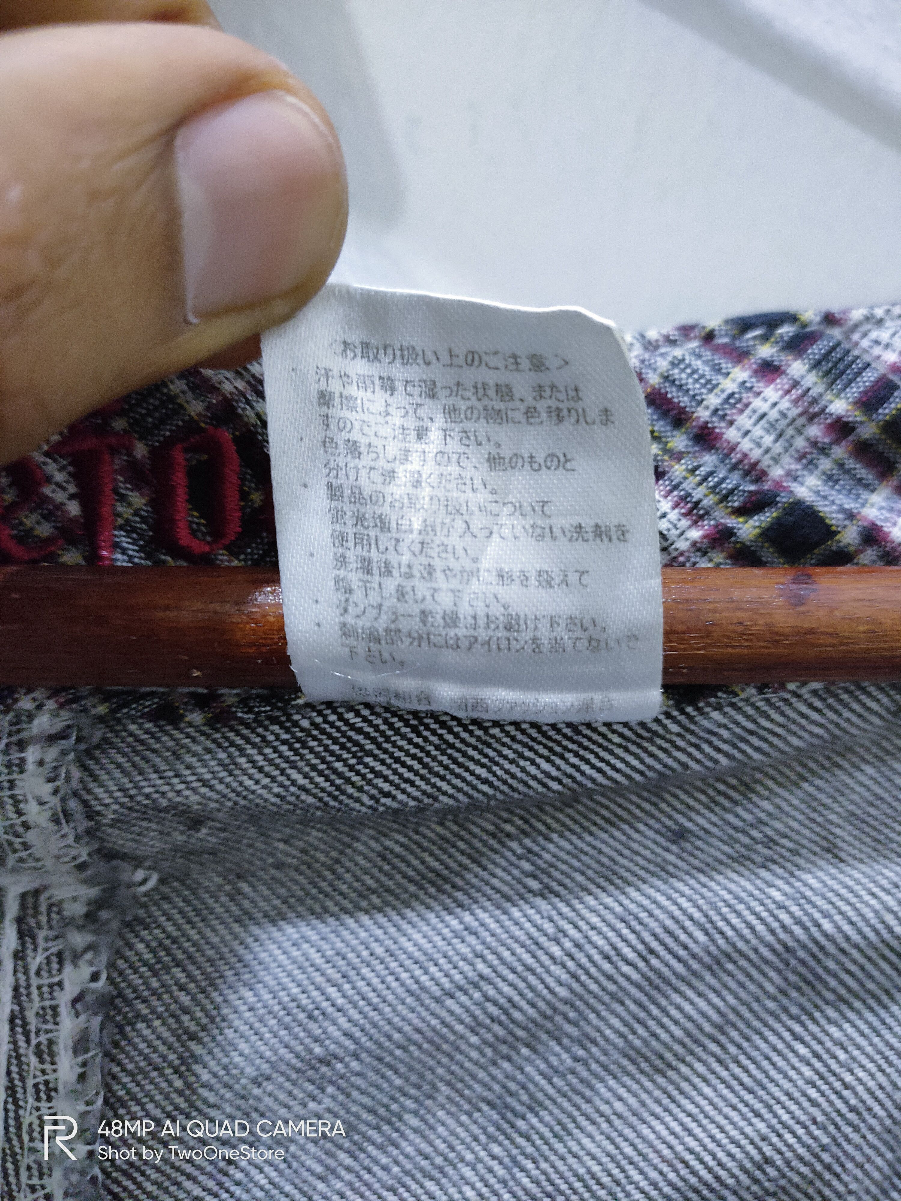 Japanese Brand × Seditionaries DOUBLEFOCUS Patchwork DoubleWaist Punk Style CropPant Jeans Size US 33 - 21 Thumbnail