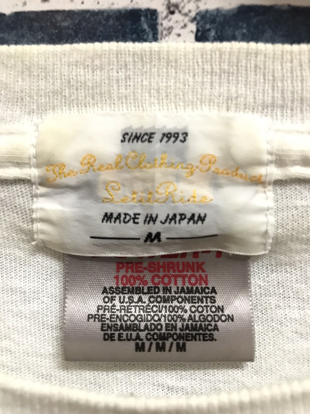 Japanese Brand × Vintage OG Vintage 90’s Let It Ride Streetwear Japan By Oneita Size US M / EU 48-50 / 2 - 8 Thumbnail