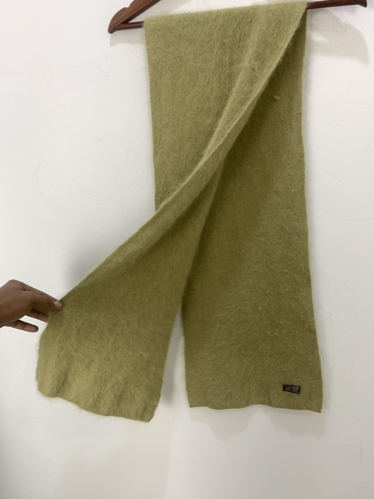 Anne & Valentin × Designer × Other ANNE KLEIN Soft Fluffy Fur Mohair Knitwear Muffler Scarf Size ONE SIZE - 6 Thumbnail