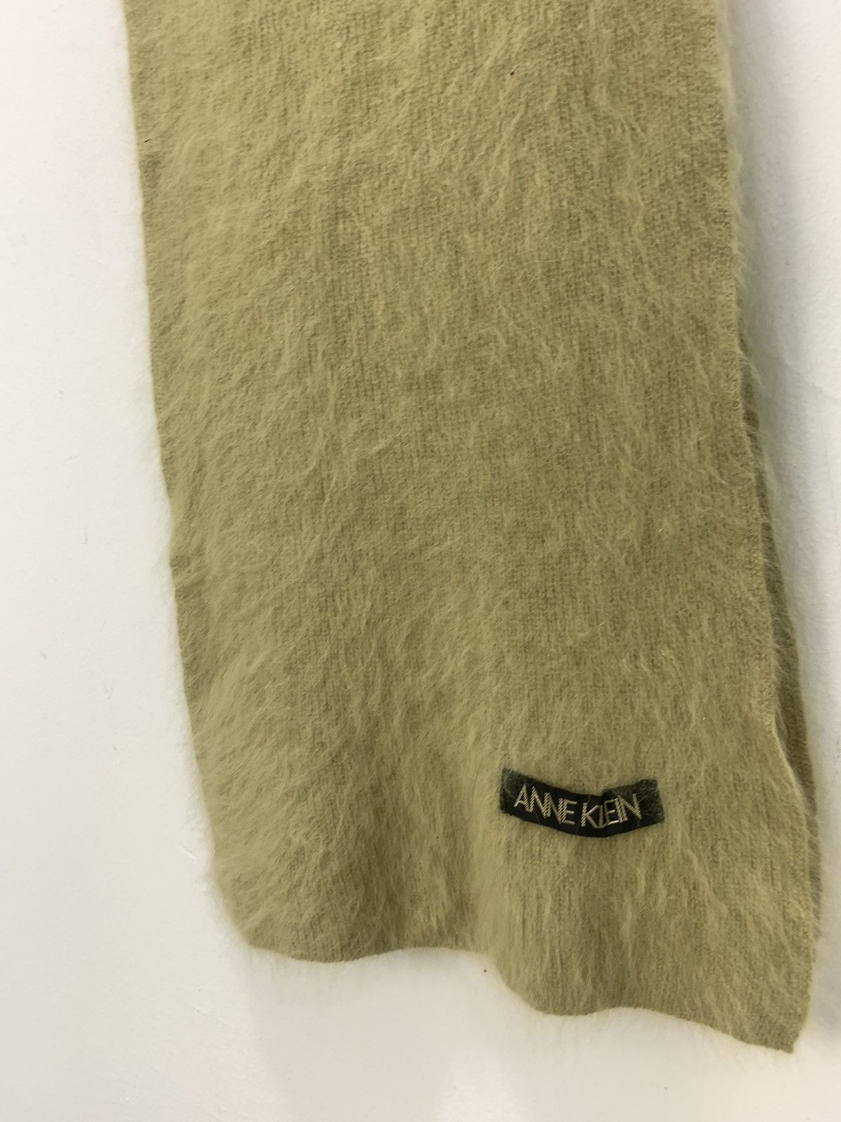 Anne & Valentin × Designer × Other ANNE KLEIN Soft Fluffy Fur Mohair Knitwear Muffler Scarf Size ONE SIZE - 5 Thumbnail