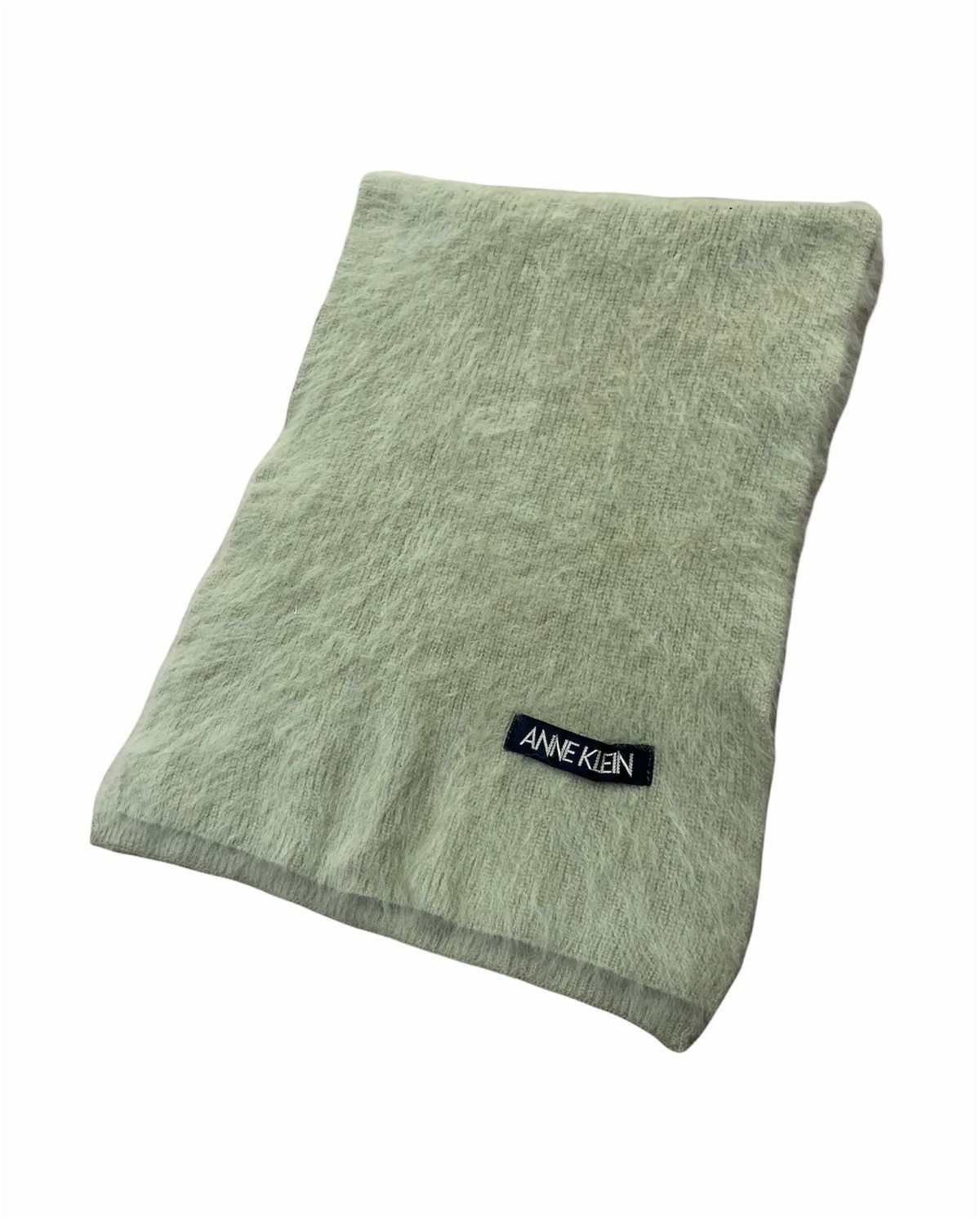 Anne & Valentin × Designer × Other ANNE KLEIN Soft Fluffy Fur Mohair Knitwear Muffler Scarf Size ONE SIZE - 2 Thumbnail
