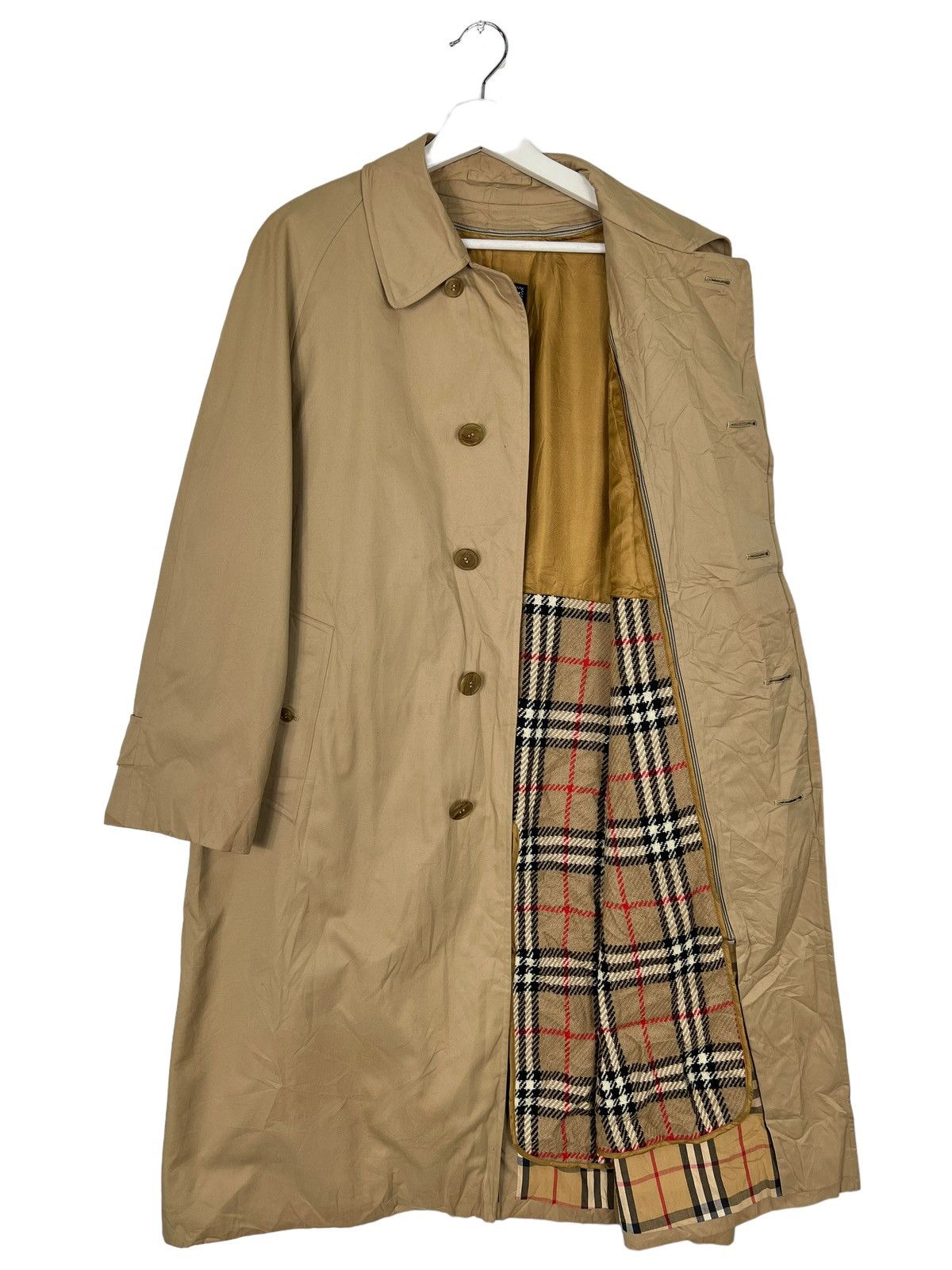 Burberry 🔥 BURBERRY NOVA CHECK LINER TRENCH COAT Size US L / EU 52-54 / 3 - 4 Thumbnail