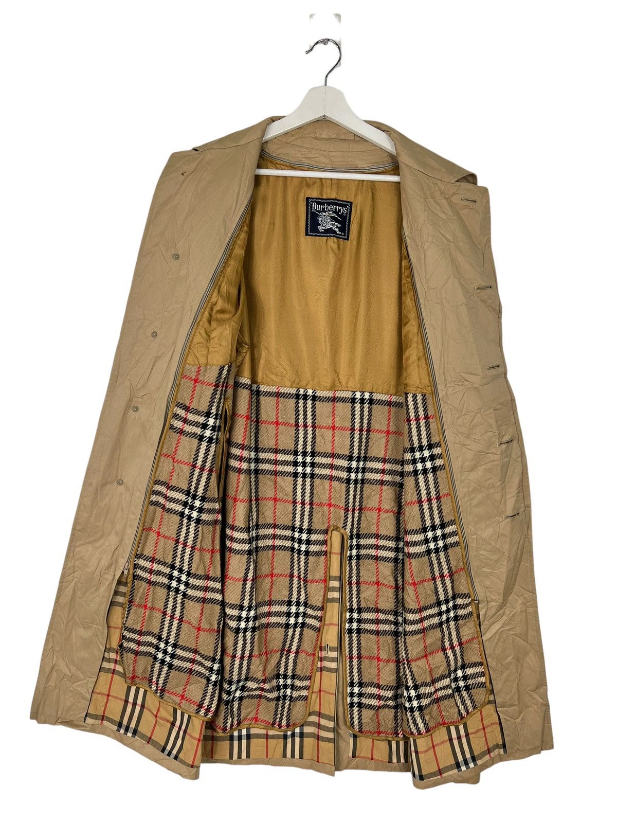 Burberry 🔥 BURBERRY NOVA CHECK LINER TRENCH COAT Size US L / EU 52-54 / 3 - 7 Thumbnail