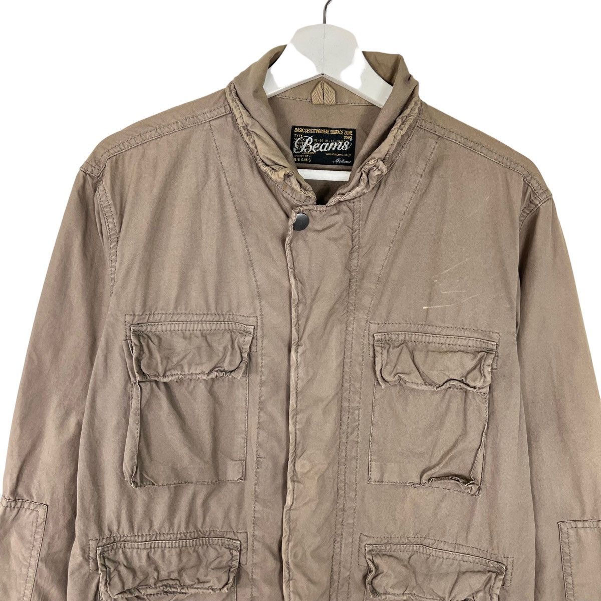 Beams Plus × Le Grande Bleu (L.G.B.) 🔥 BEAMS FOUR POCKET CARGO JACKET Size US M / EU 48-50 / 2 - 3 Thumbnail