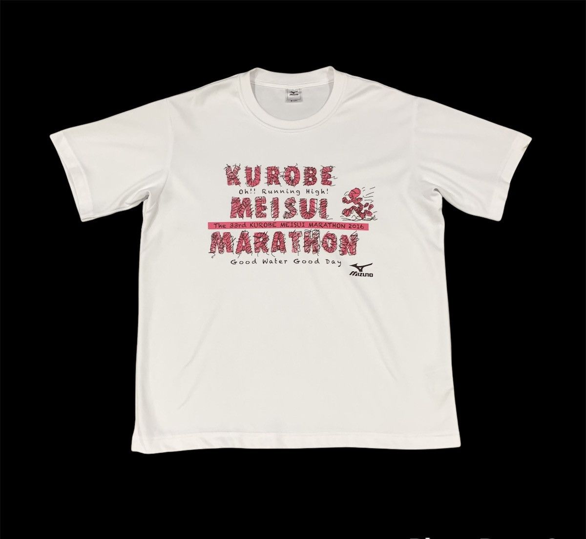 Mizuno × Sports Specialties MIZUNO KUROBE MEISUI MARATHON 2016 SPORTWEAR JERSEY TSHIRT Size US M / EU 48-50 / 2 - 1 Thumbnail