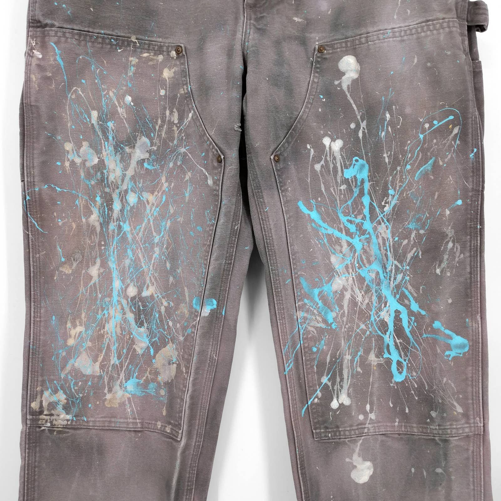 Carhartt Carhartt Double-Knee Custom Graffiti Painter Logger Pants 38 Size US 38 / EU 54 - 2 Thumbnail