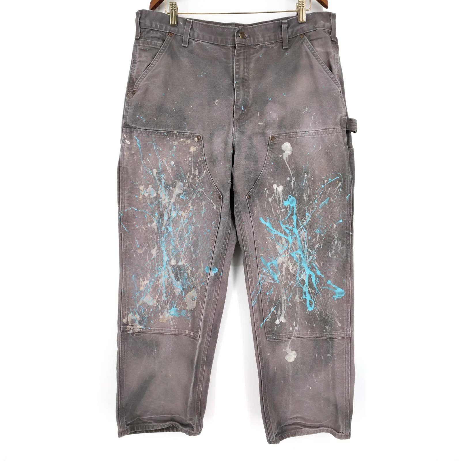 Carhartt Carhartt Double-Knee Custom Graffiti Painter Logger Pants 38 Size US 38 / EU 54 - 1 Thumbnail