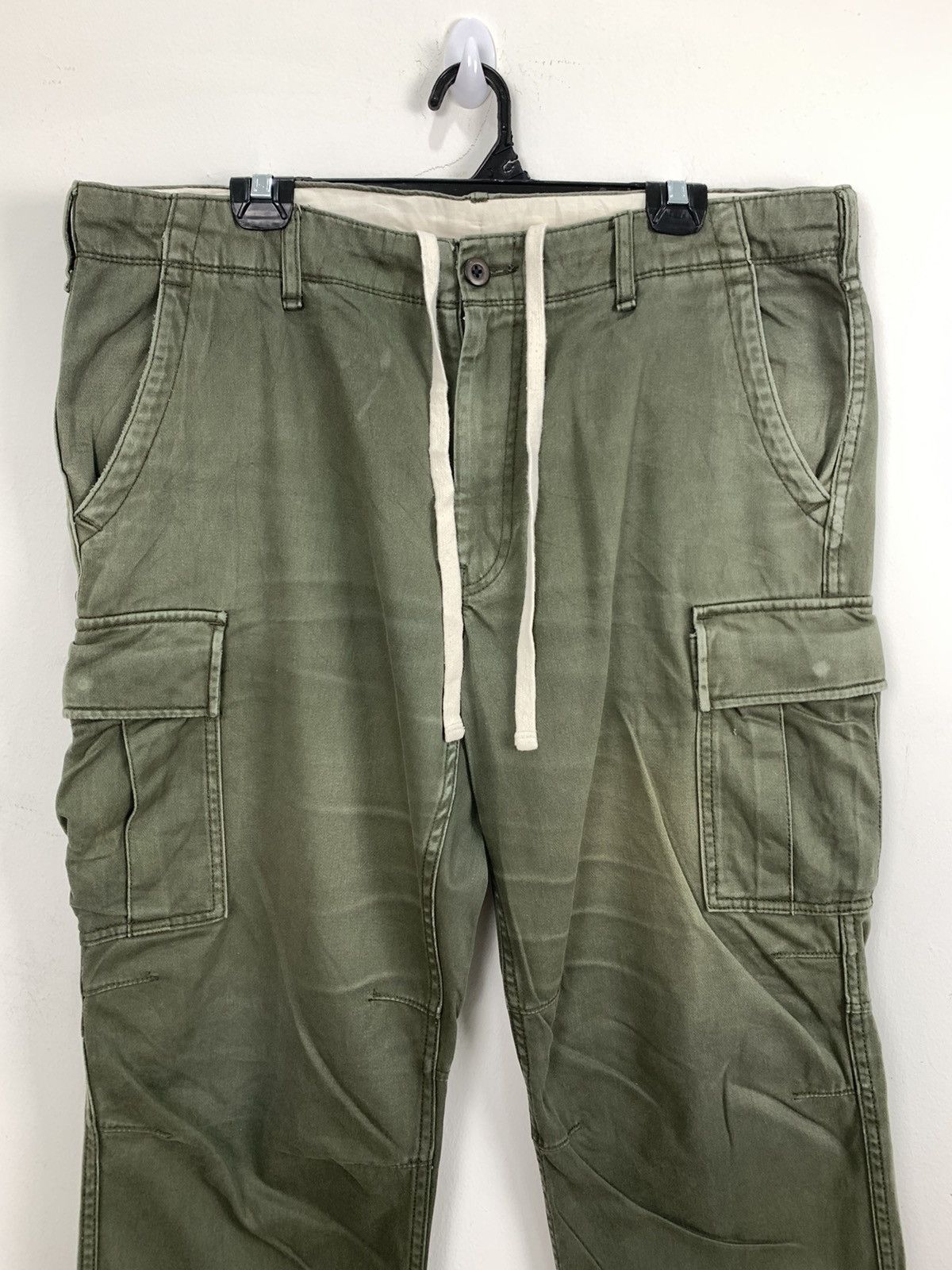 Japanese Brand × Seditionaries × Uniqlo UNIQLO Pullover Drawstring DoubleKnee Multipocket CargoPant Size US 38 / EU 54 - 4 Thumbnail
