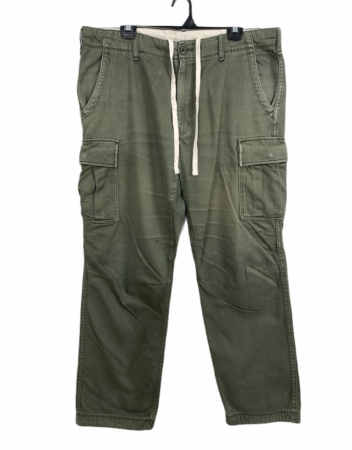 Japanese Brand × Seditionaries × Uniqlo UNIQLO Pullover Drawstring DoubleKnee Multipocket CargoPant Size US 38 / EU 54 - 1 Thumbnail