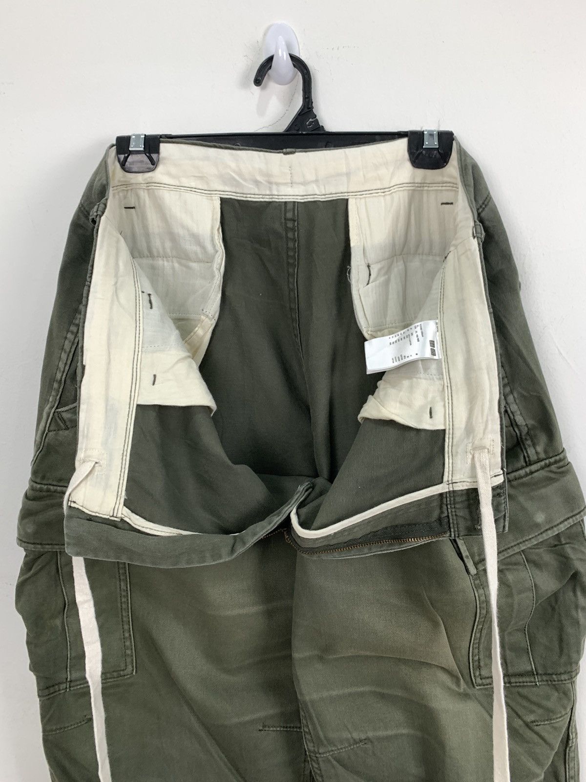 Japanese Brand × Seditionaries × Uniqlo UNIQLO Pullover Drawstring DoubleKnee Multipocket CargoPant Size US 38 / EU 54 - 15 Thumbnail