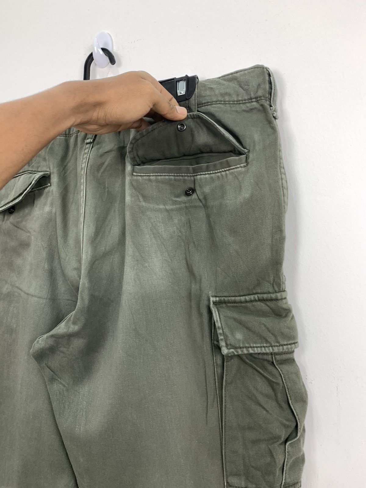 Japanese Brand × Seditionaries × Uniqlo UNIQLO Pullover Drawstring DoubleKnee Multipocket CargoPant Size US 38 / EU 54 - 13 Thumbnail