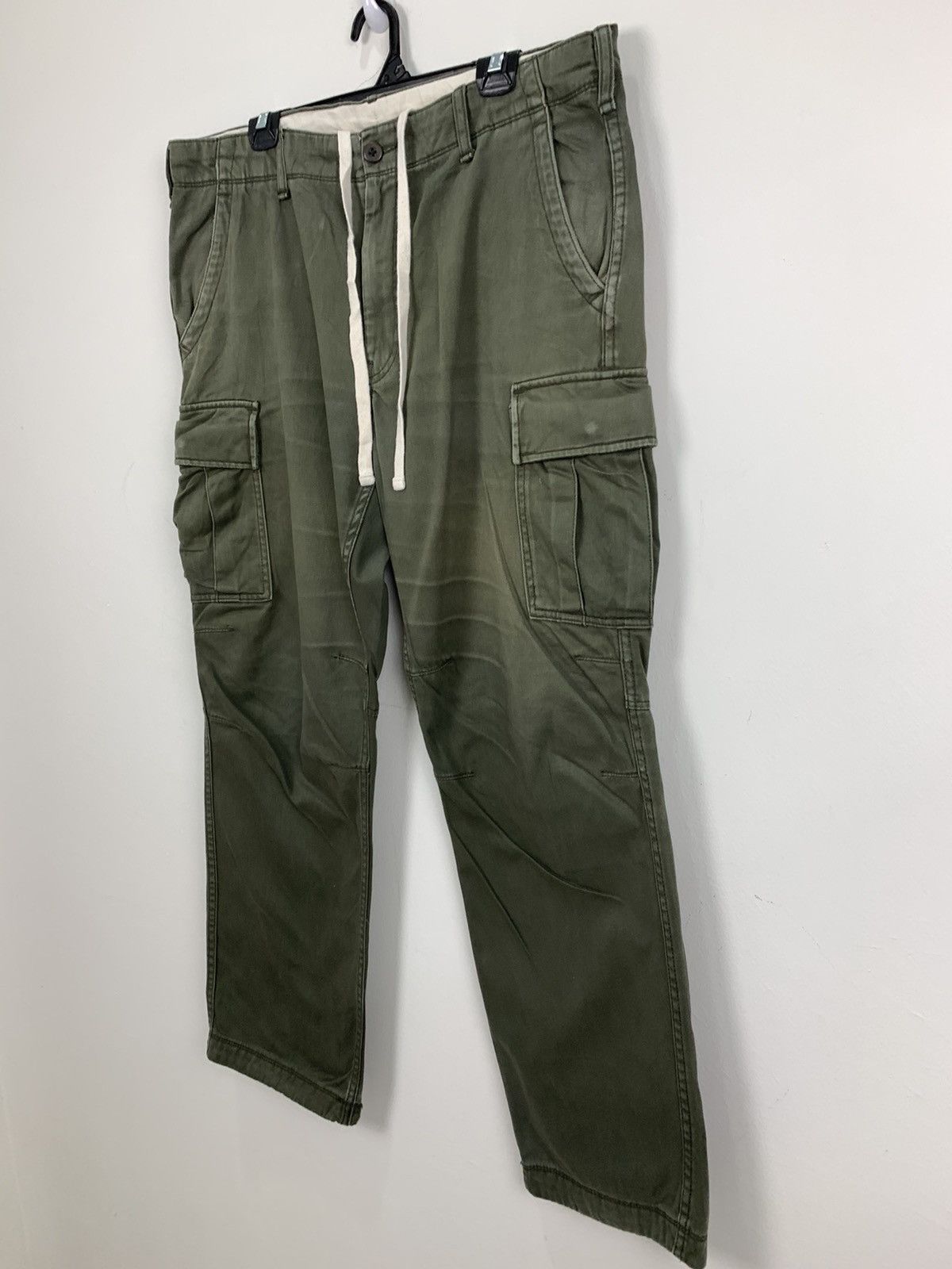 Japanese Brand × Seditionaries × Uniqlo UNIQLO Pullover Drawstring DoubleKnee Multipocket CargoPant Size US 38 / EU 54 - 7 Thumbnail