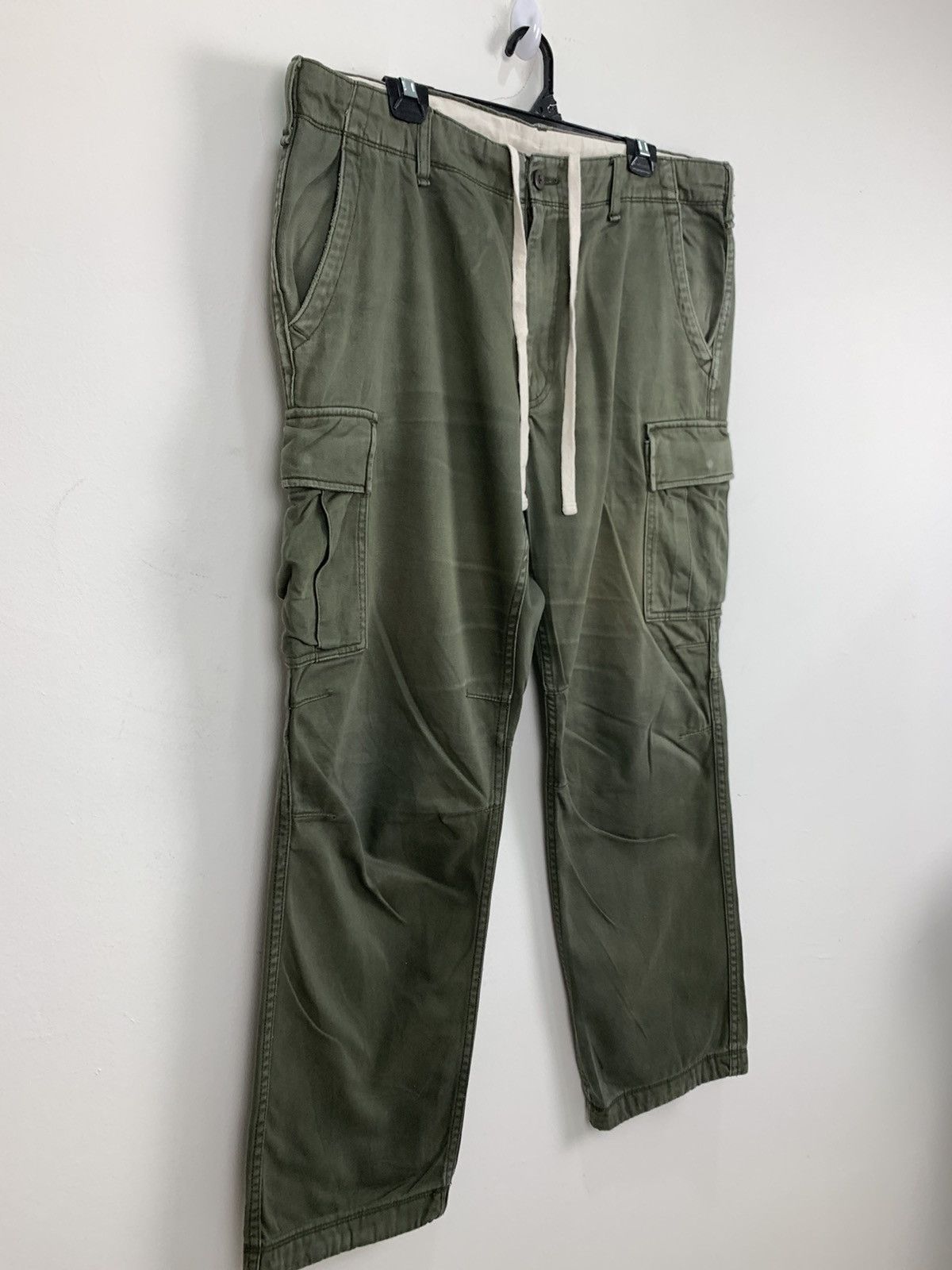 Japanese Brand × Seditionaries × Uniqlo UNIQLO Pullover Drawstring DoubleKnee Multipocket CargoPant Size US 38 / EU 54 - 6 Thumbnail