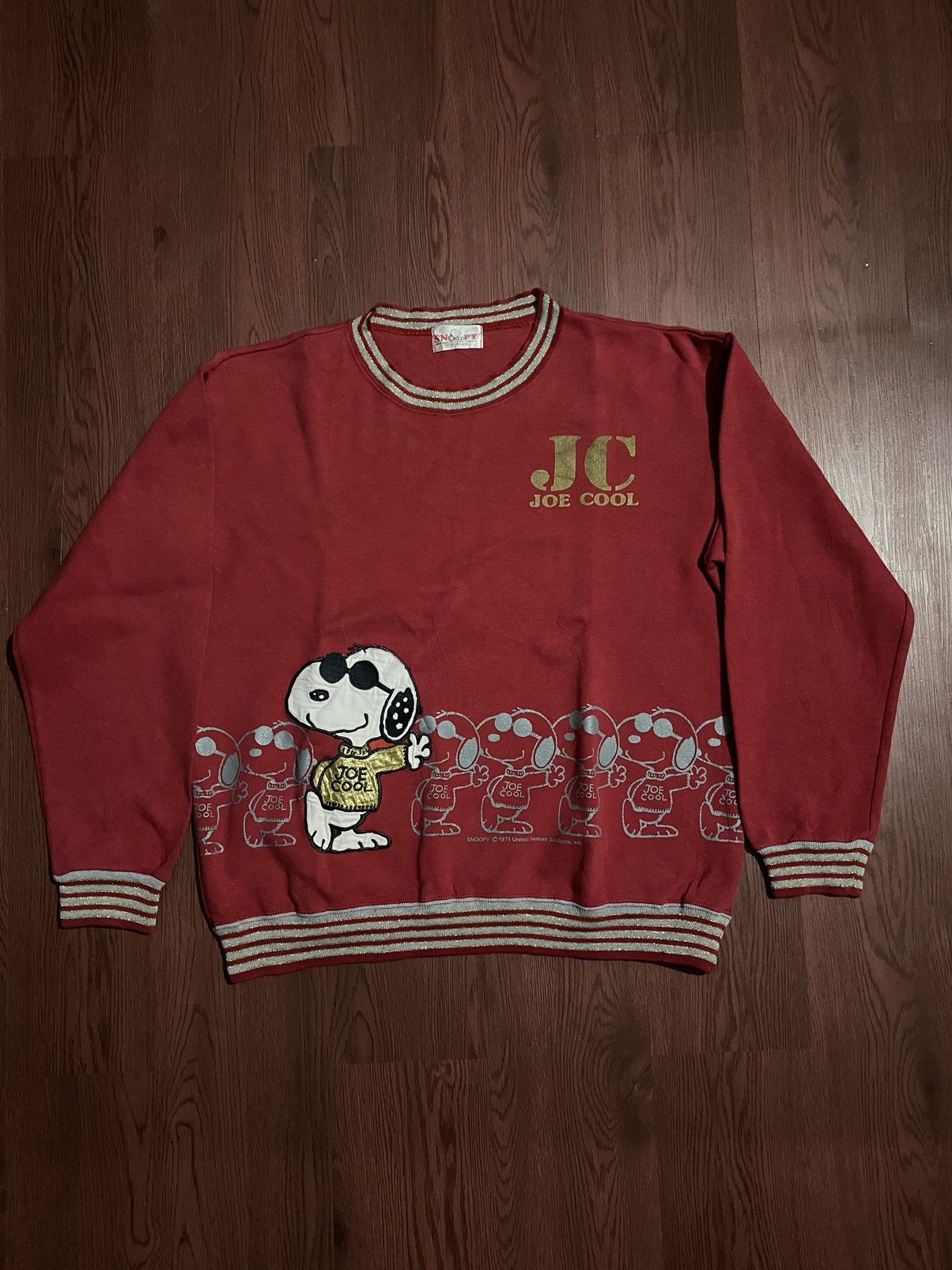 Cartoon Network 70s Joe Cool Snoopy Sweaters Size US L / EU 52-54 / 3 - 1 Thumbnail
