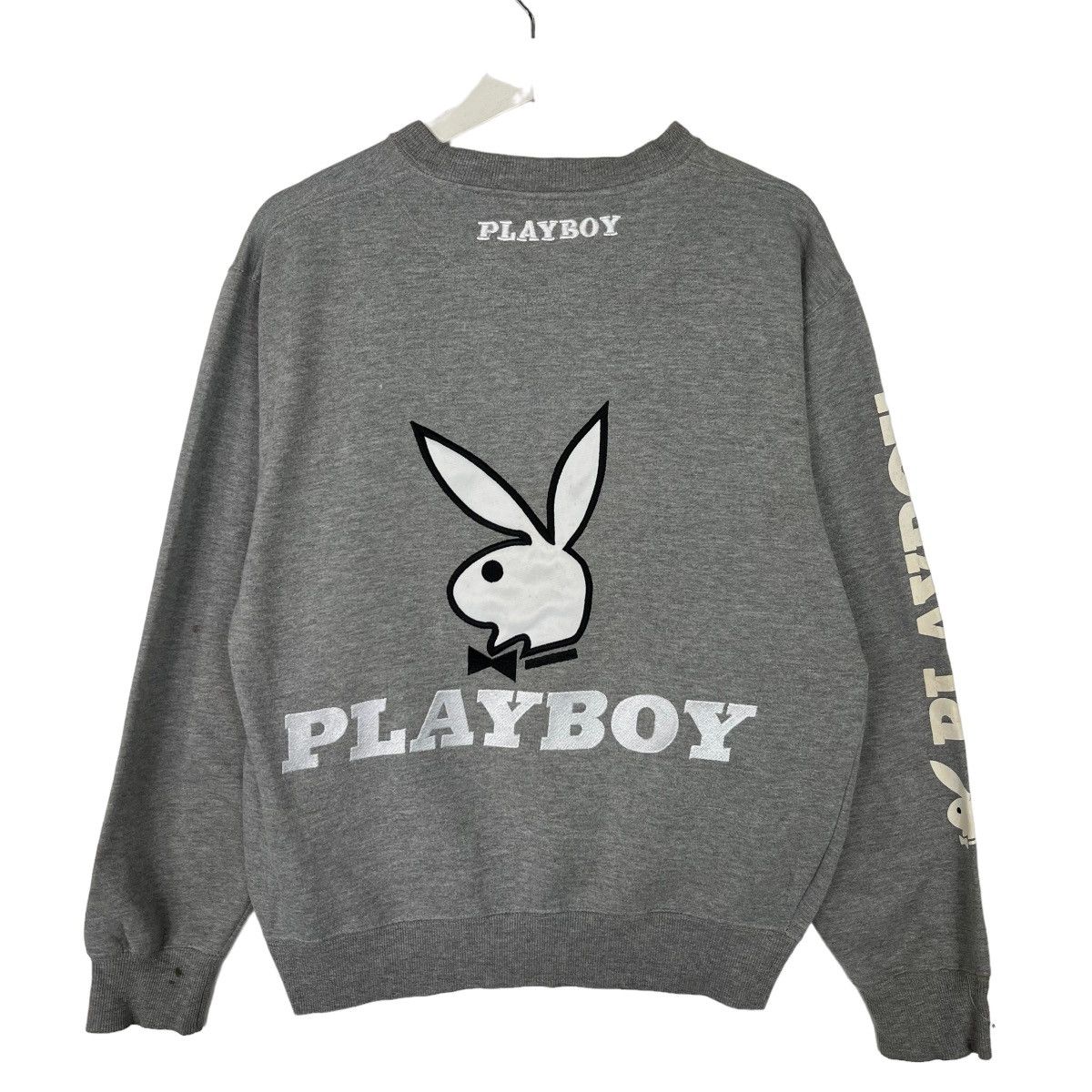 Playboy × Vintage 🔥 VINTAGE PLAYBOY EMBROIDERY BIG LOGO SWEATSHIRT Size US M / EU 48-50 / 2 - 1 Thumbnail