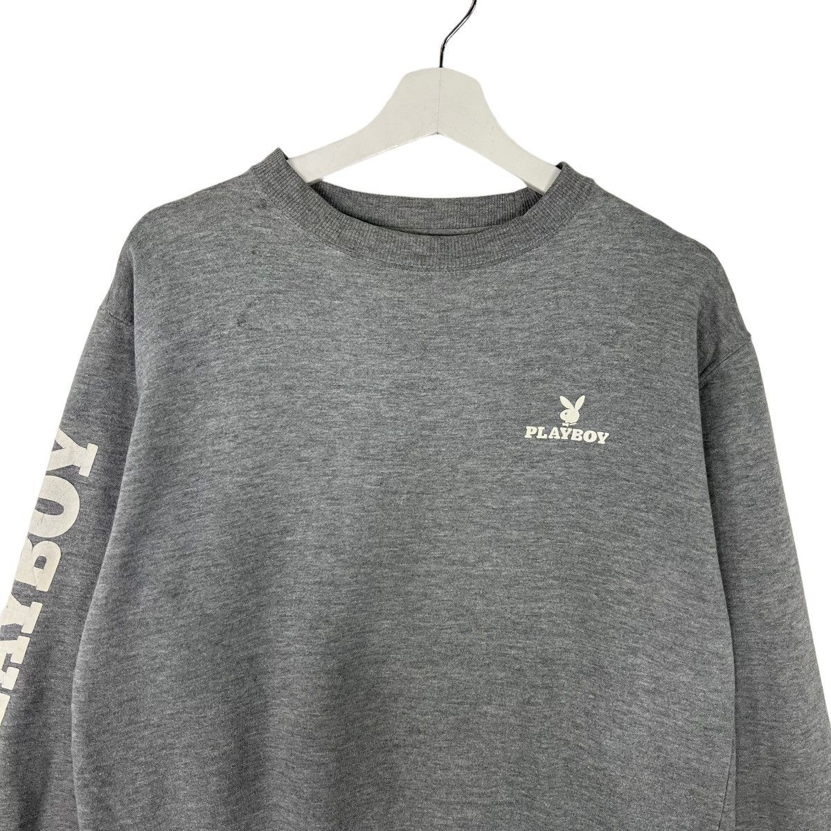 Playboy × Vintage 🔥 VINTAGE PLAYBOY EMBROIDERY BIG LOGO SWEATSHIRT Size US M / EU 48-50 / 2 - 4 Thumbnail