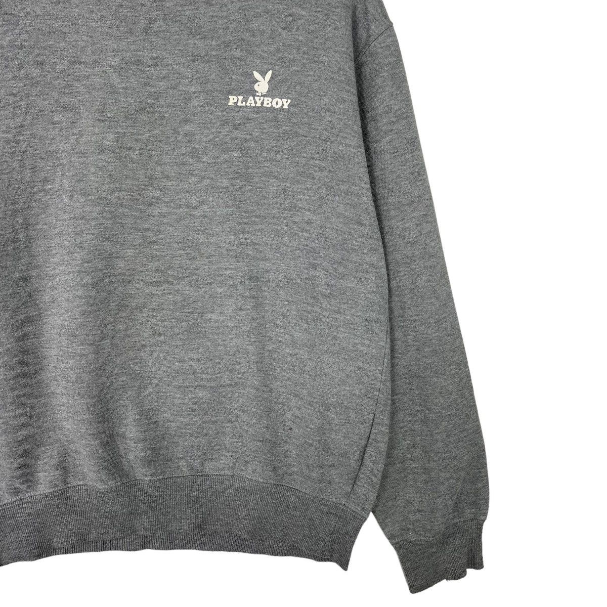 Playboy × Vintage 🔥 VINTAGE PLAYBOY EMBROIDERY BIG LOGO SWEATSHIRT Size US M / EU 48-50 / 2 - 5 Thumbnail