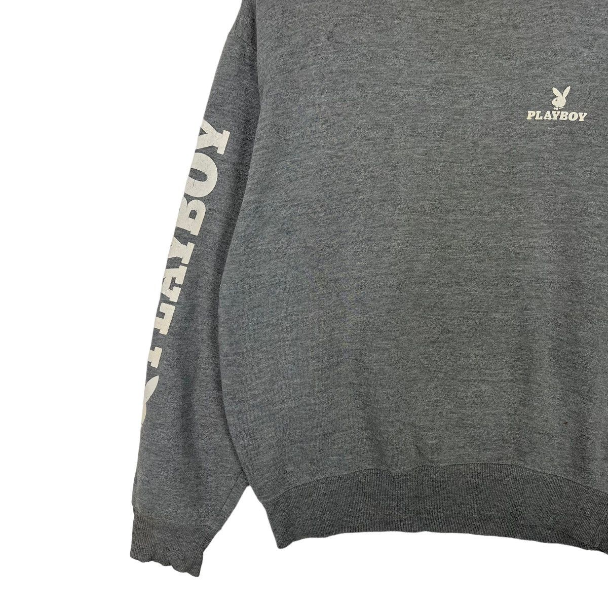 Playboy × Vintage 🔥 VINTAGE PLAYBOY EMBROIDERY BIG LOGO SWEATSHIRT Size US M / EU 48-50 / 2 - 3 Thumbnail