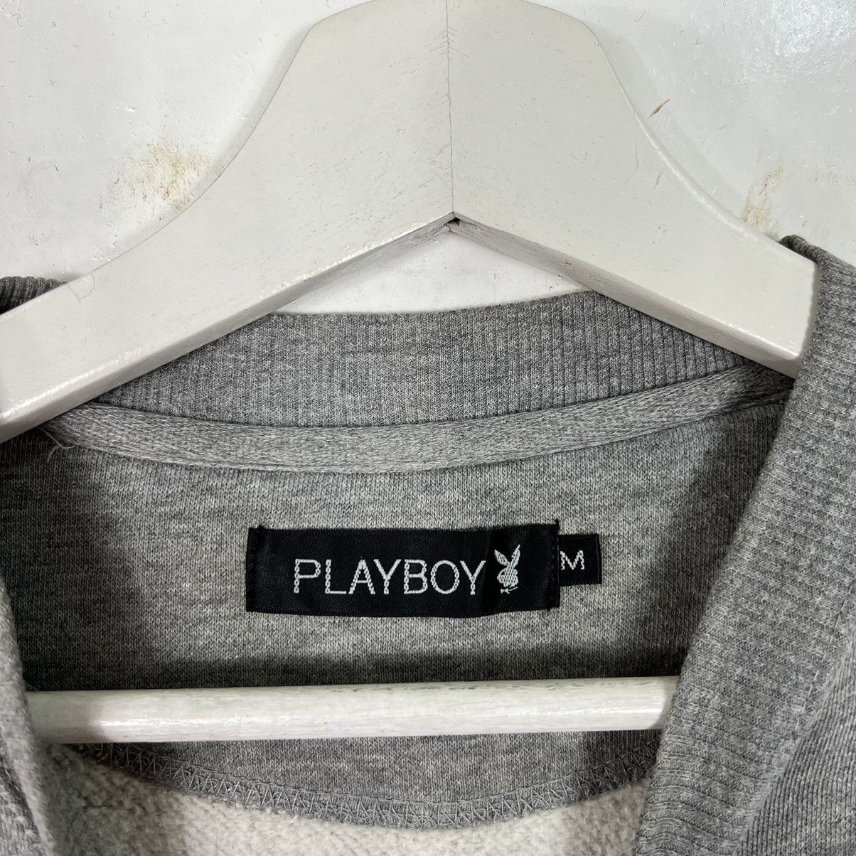 Playboy × Vintage 🔥 VINTAGE PLAYBOY EMBROIDERY BIG LOGO SWEATSHIRT Size US M / EU 48-50 / 2 - 8 Thumbnail
