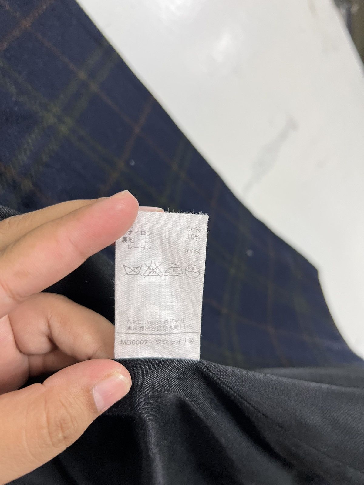 A.P.C. 🔥 APC PLAID WOOL DOUBLE BREAST COAT Size US XS / EU 42 / 0 - 11 Thumbnail