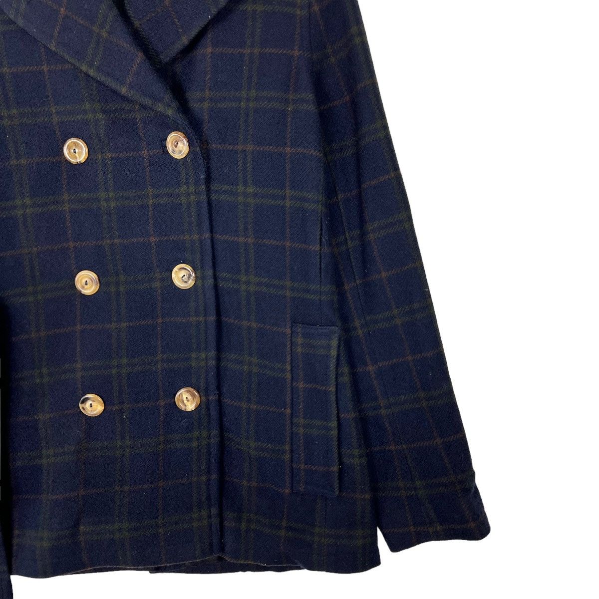 A.P.C. 🔥 APC PLAID WOOL DOUBLE BREAST COAT Size US XS / EU 42 / 0 - 5 Thumbnail
