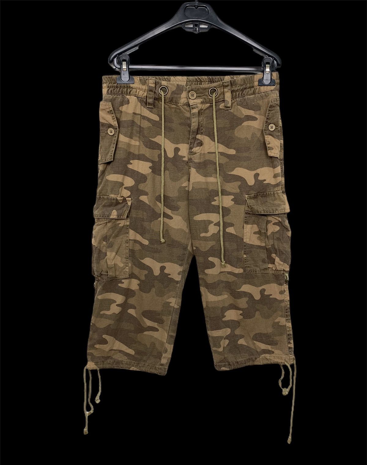 Other CT JEANS Camo Pullover Waist Denim Baggie Cargo Short Pants Size US 30 / EU 46 - 1 Thumbnail