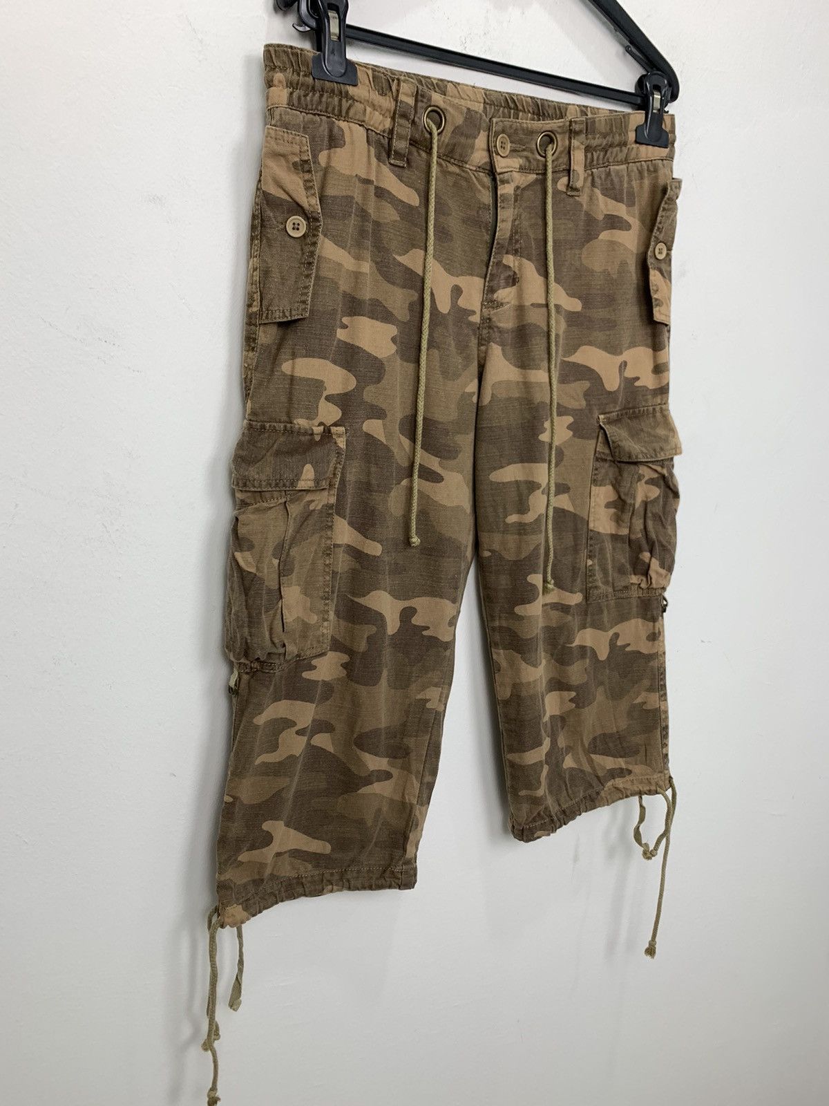 Other CT JEANS Camo Pullover Waist Denim Baggie Cargo Short Pants Size US 30 / EU 46 - 6 Thumbnail