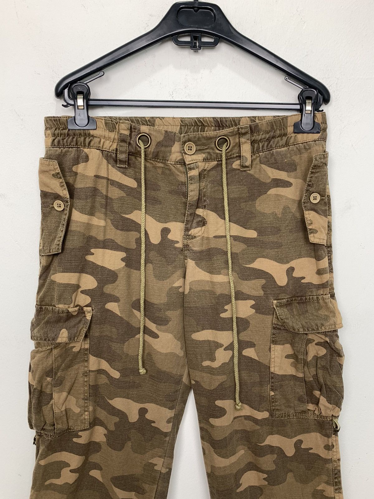Other CT JEANS Camo Pullover Waist Denim Baggie Cargo Short Pants Size US 30 / EU 46 - 4 Thumbnail