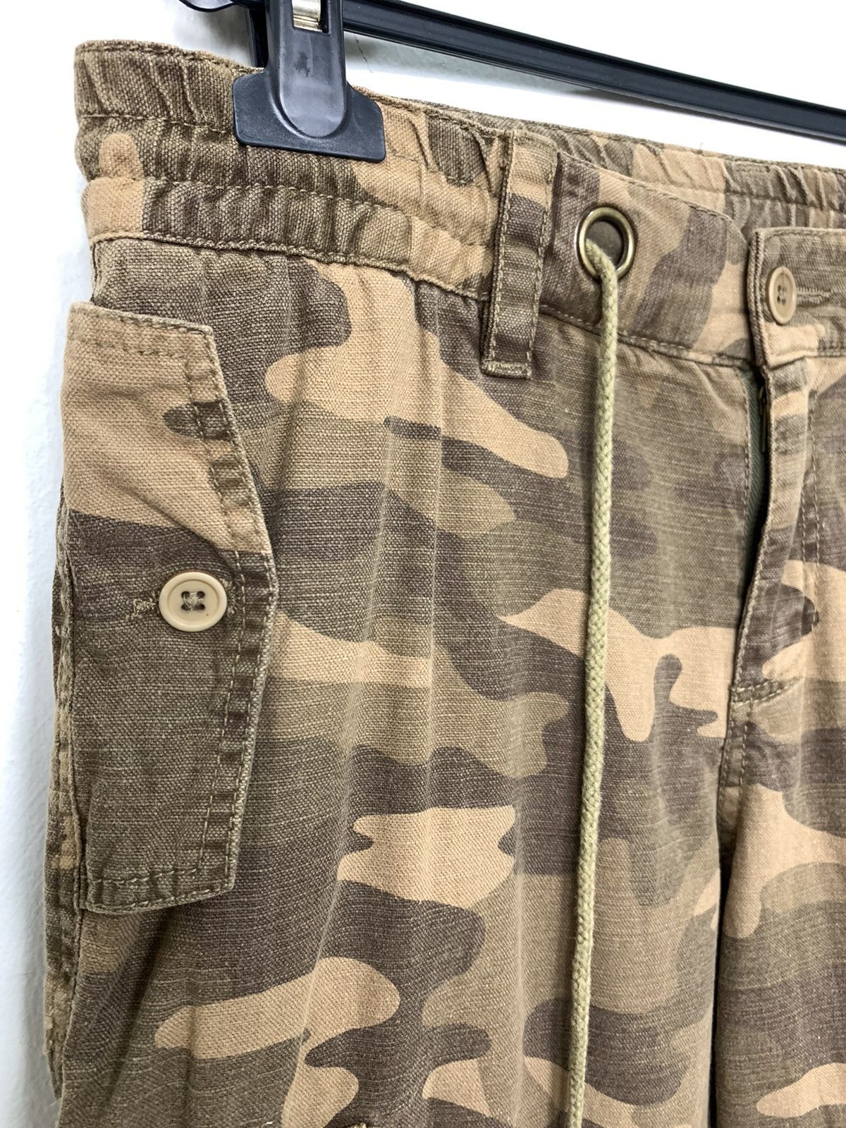 Other CT JEANS Camo Pullover Waist Denim Baggie Cargo Short Pants Size US 30 / EU 46 - 8 Thumbnail