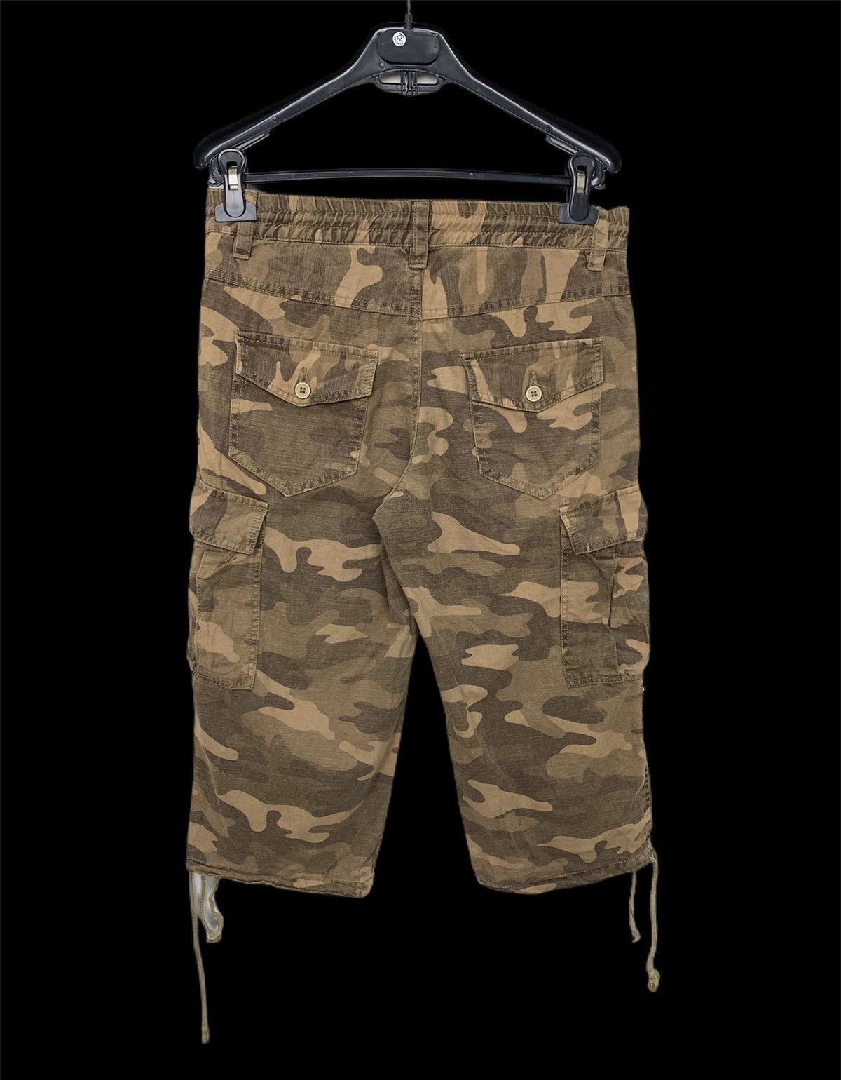 Other CT JEANS Camo Pullover Waist Denim Baggie Cargo Short Pants Size US 30 / EU 46 - 2 Thumbnail