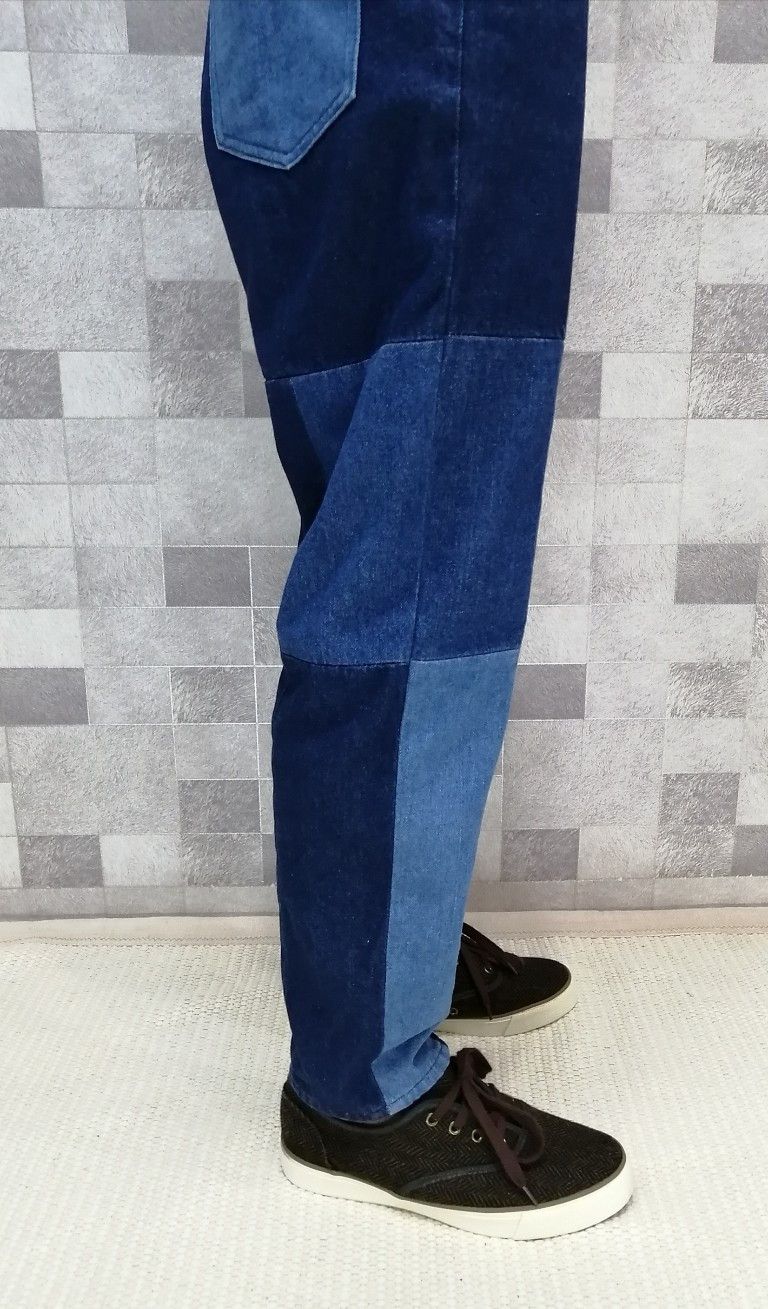 Designer × Japanese Brand × Vintage 🔥VERY RARE! REEF Denim Patchwork Pants Kapital Style! Size US 30 / EU 46 - 6 Thumbnail
