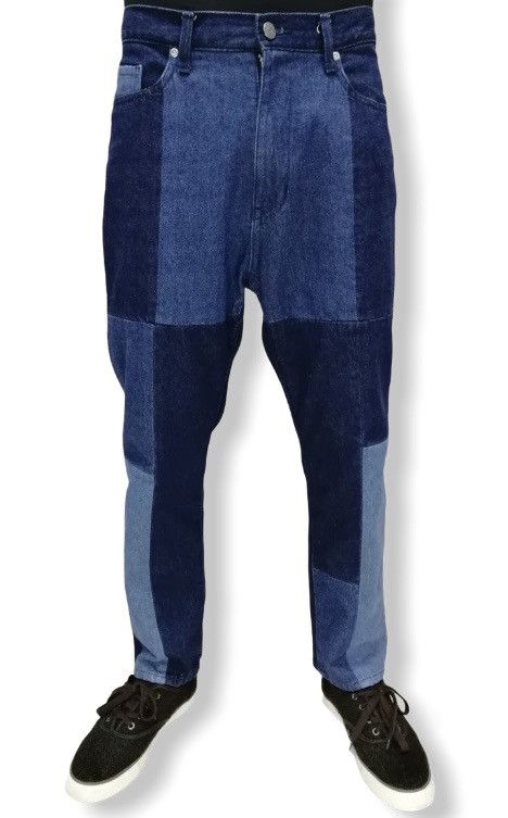 Designer × Japanese Brand × Vintage 🔥VERY RARE! REEF Denim Patchwork Pants Kapital Style! Size US 30 / EU 46 - 1 Thumbnail