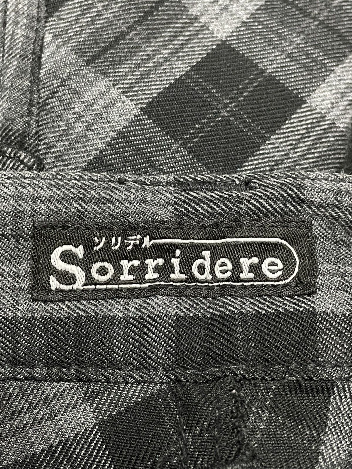 Japanese Brand SORRIDERE Punk Tartan Rayon Polyester Shirring Leg Pants Size US 32 / EU 48 - 4 Thumbnail