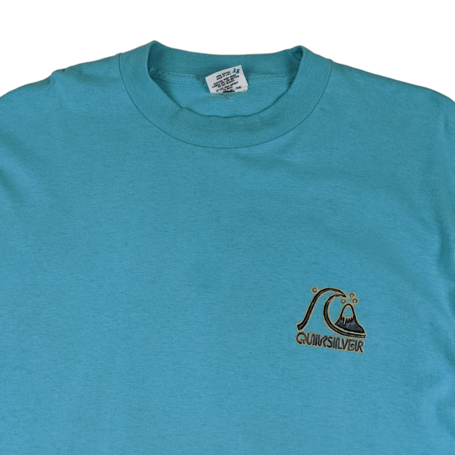 Quiksilver Vintage QUIKSILVER Big Logo Surfboard Single Stitches Tee Size US M / EU 48-50 / 2 - 4 Thumbnail