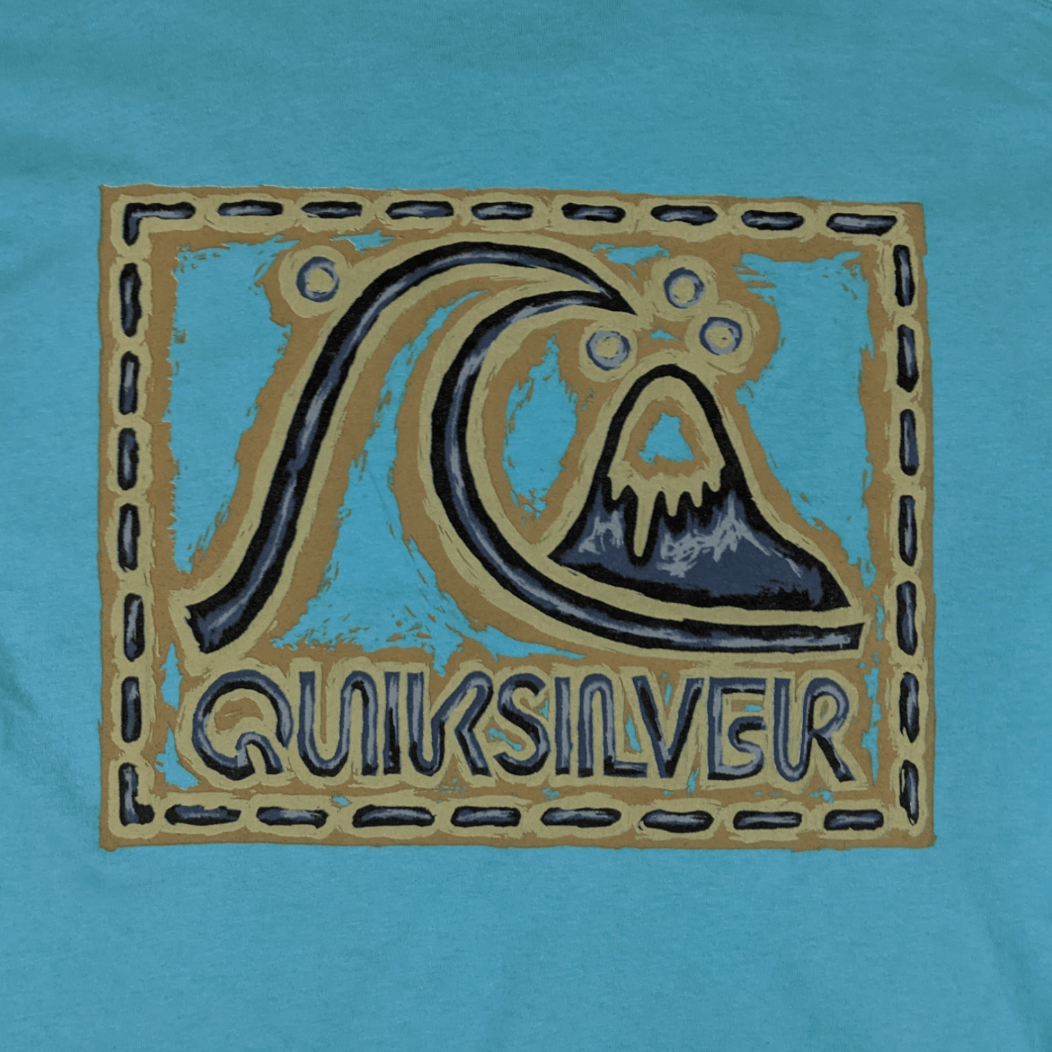 Quiksilver Vintage QUIKSILVER Big Logo Surfboard Single Stitches Tee Size US M / EU 48-50 / 2 - 7 Thumbnail