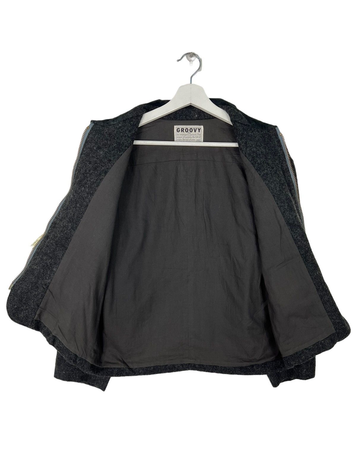Issey Miyake 🔥 GROOVY WOOL CARGO POCKET BOMBER JACKET Size US M / EU 48-50 / 2 - 7 Thumbnail