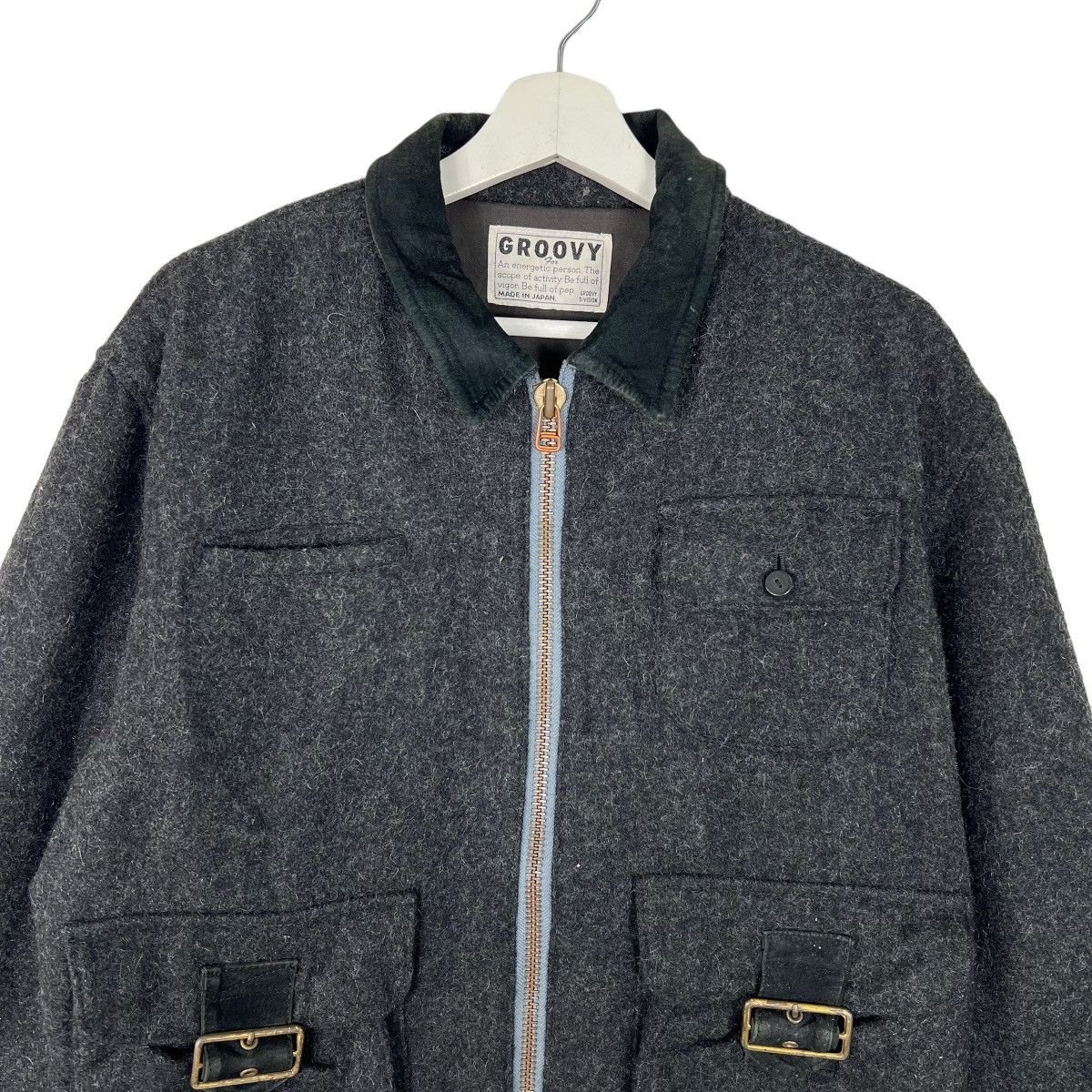Issey Miyake 🔥 GROOVY WOOL CARGO POCKET BOMBER JACKET Size US M / EU 48-50 / 2 - 3 Thumbnail