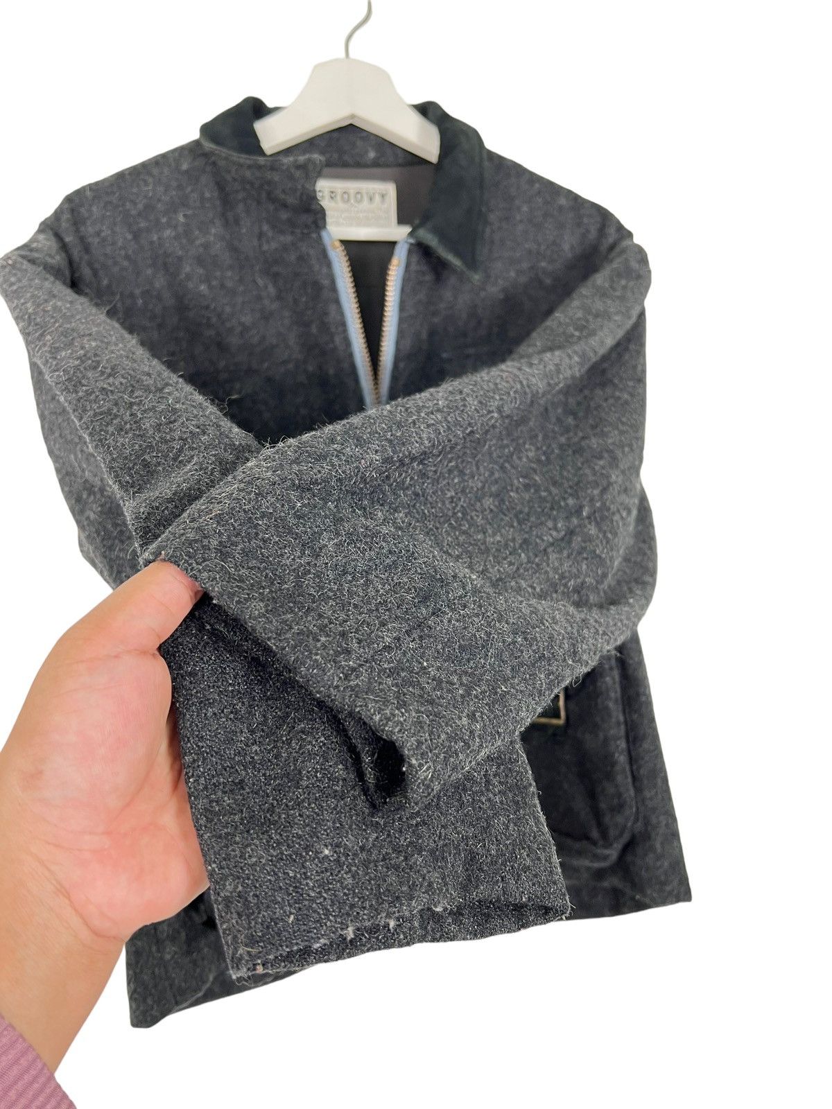 Issey Miyake 🔥 GROOVY WOOL CARGO POCKET BOMBER JACKET Size US M / EU 48-50 / 2 - 9 Thumbnail
