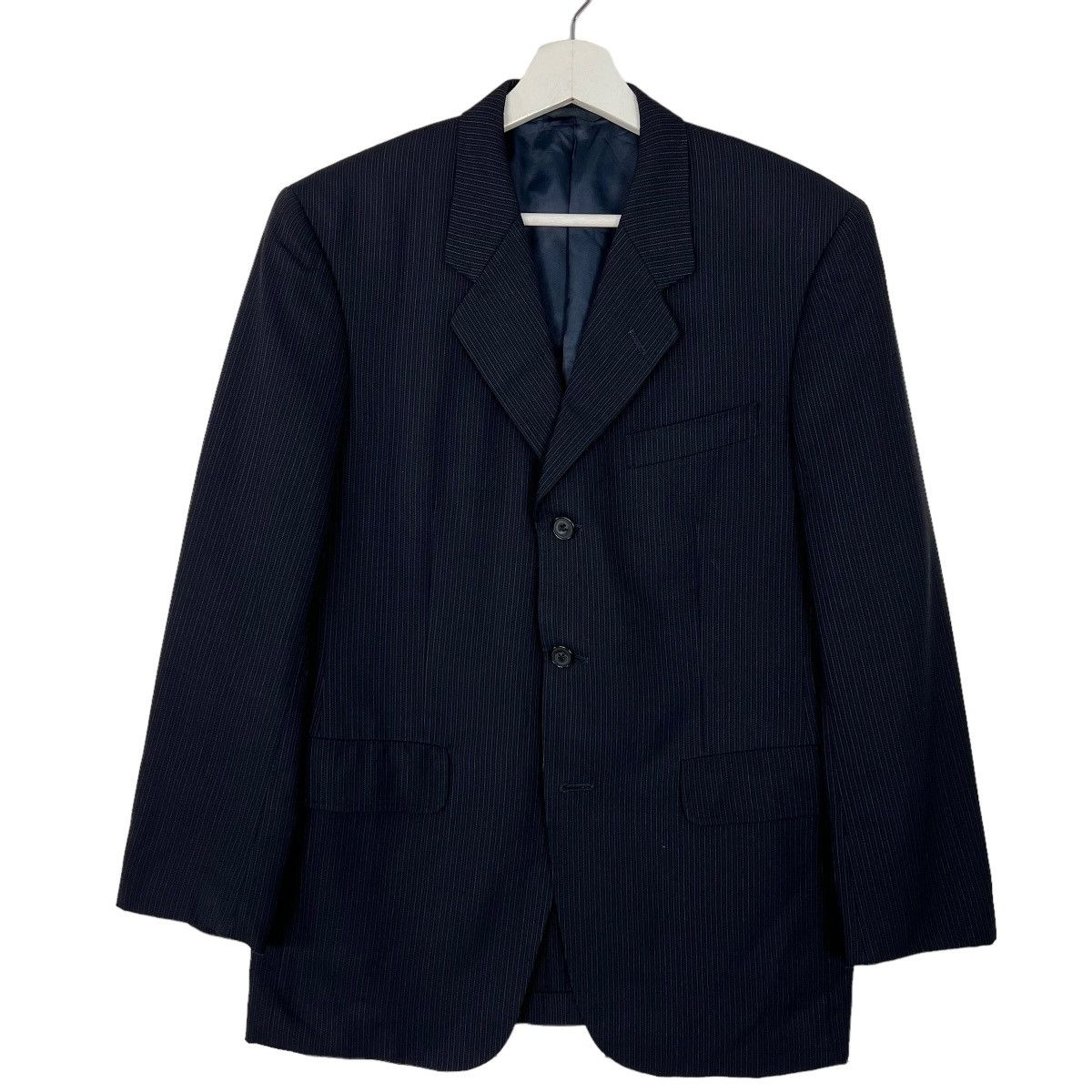 Yohji Yamamoto 🔥 YOHJI YAMAMOTO DURBAN STRIPE BLAZER Size US M / EU 48-50 / 2 - 1 Thumbnail