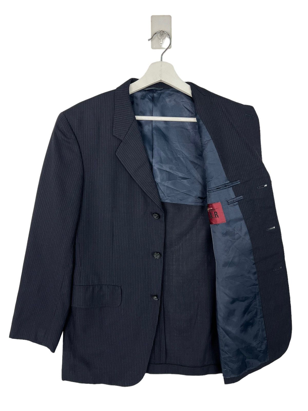 Yohji Yamamoto 🔥 YOHJI YAMAMOTO DURBAN STRIPE BLAZER Size US M / EU 48-50 / 2 - 5 Thumbnail