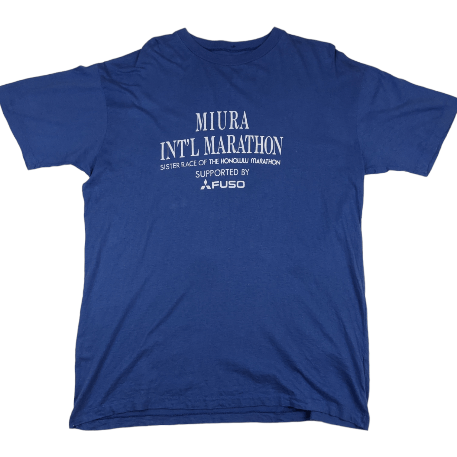 Vintage 1991 MIURA MARATHON Honolulu Marathon Single Stitches Tee Size US L / EU 52-54 / 3 - 2 Thumbnail