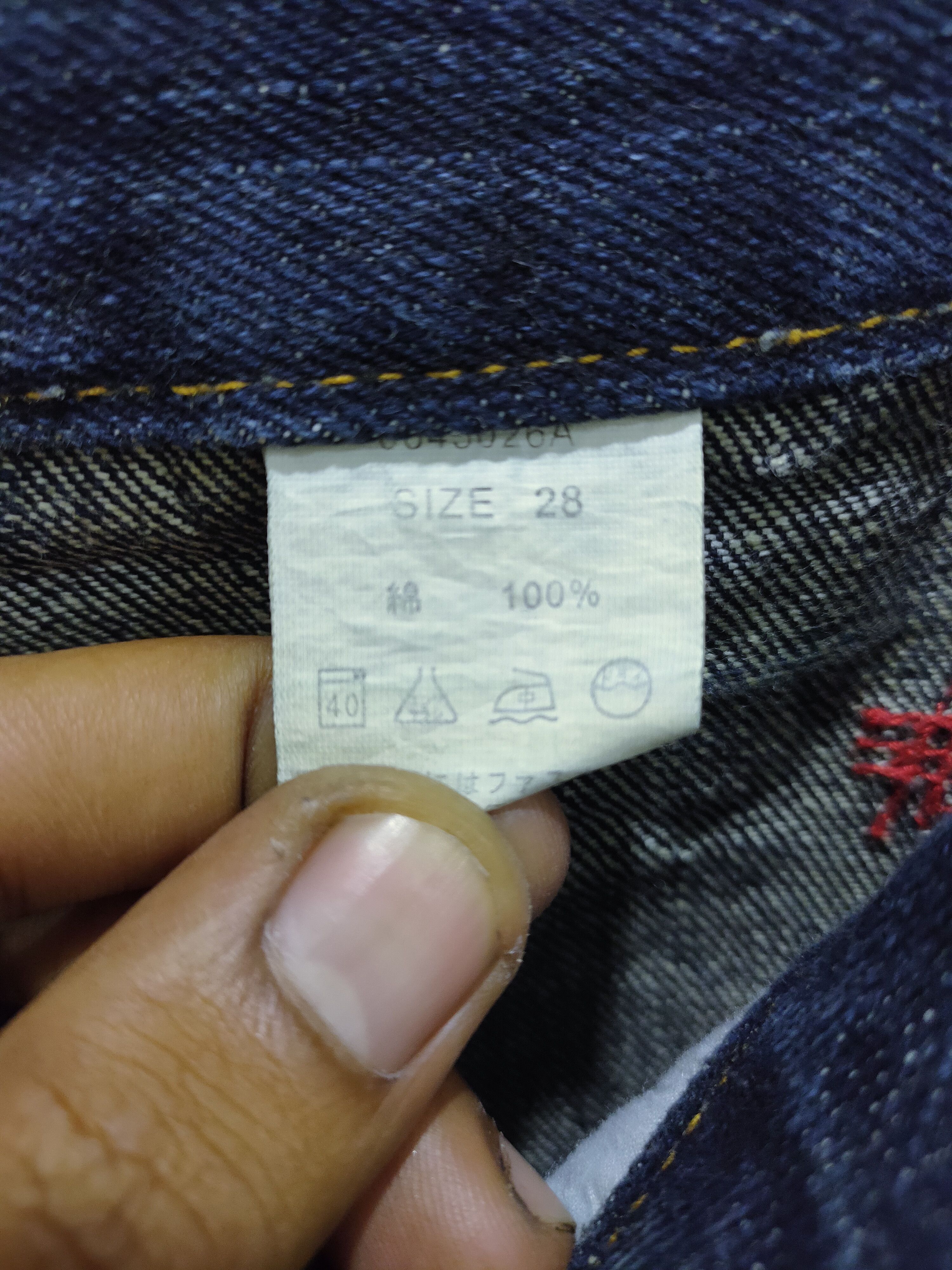 Blue Blue Japan × Two Moon BLUE MOON BLUE Handcrafted Stone Wash BigLogo Graphic Jeans Size US 32 / EU 48 - 22 Thumbnail