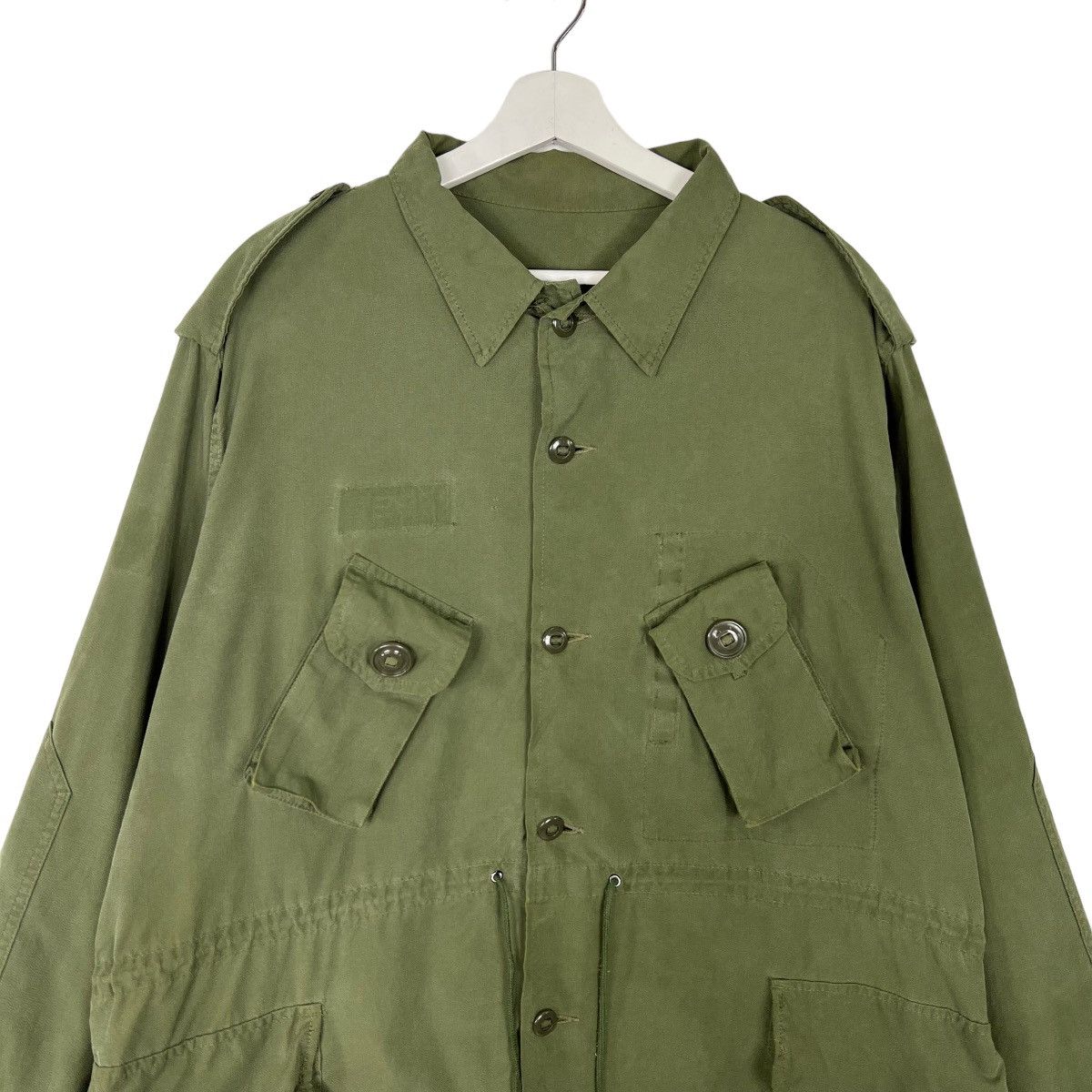 Vintage vintage Canadian Army OG107 GS MKII combat field jacke Size US L / EU 52-54 / 3 - 3 Thumbnail