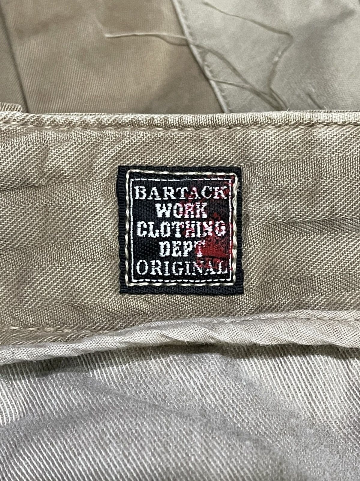 Japanese Brand BARTACK Zig Zag Boro Patchwork Bondage Suspender Pants Size US 29 - 11 Thumbnail