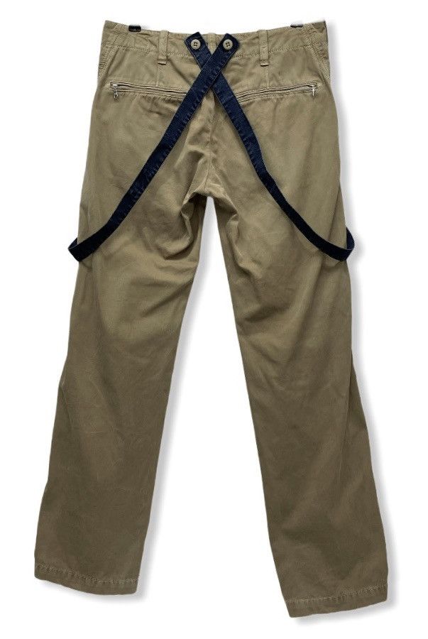 Japanese Brand BARTACK Zig Zag Boro Patchwork Bondage Suspender Pants Size US 29 - 7 Thumbnail