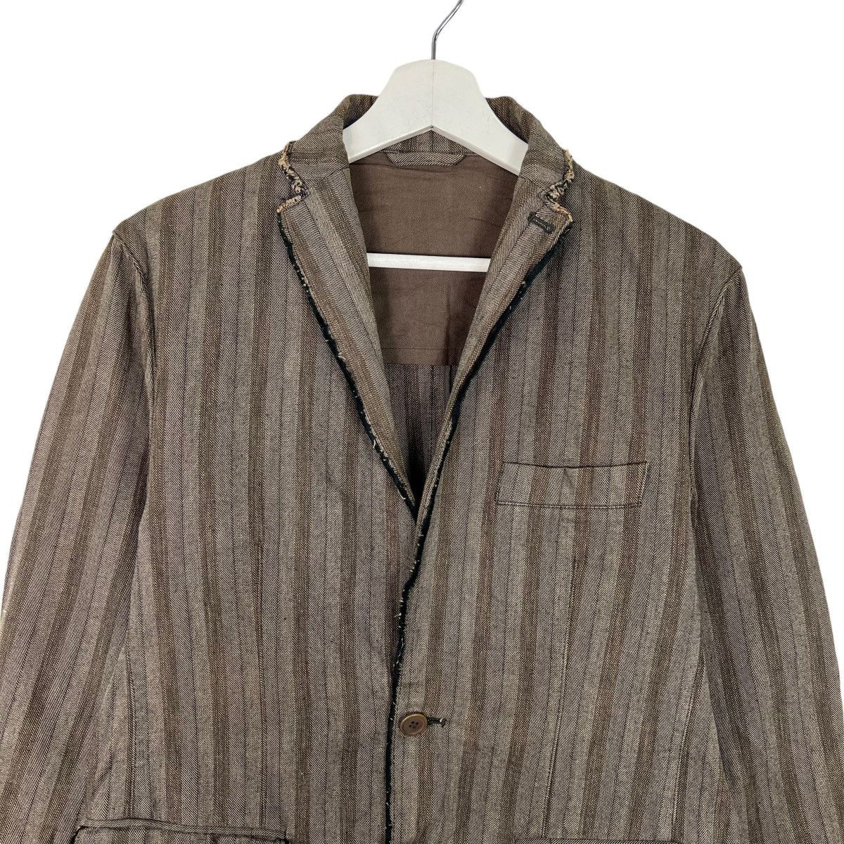 Issey Miyake × SHIPS 🔥 SHIPS ISSEY MIYAKE STRIPE HIKORY CHORE JACKET Size US M / EU 48-50 / 2 - 2 Thumbnail
