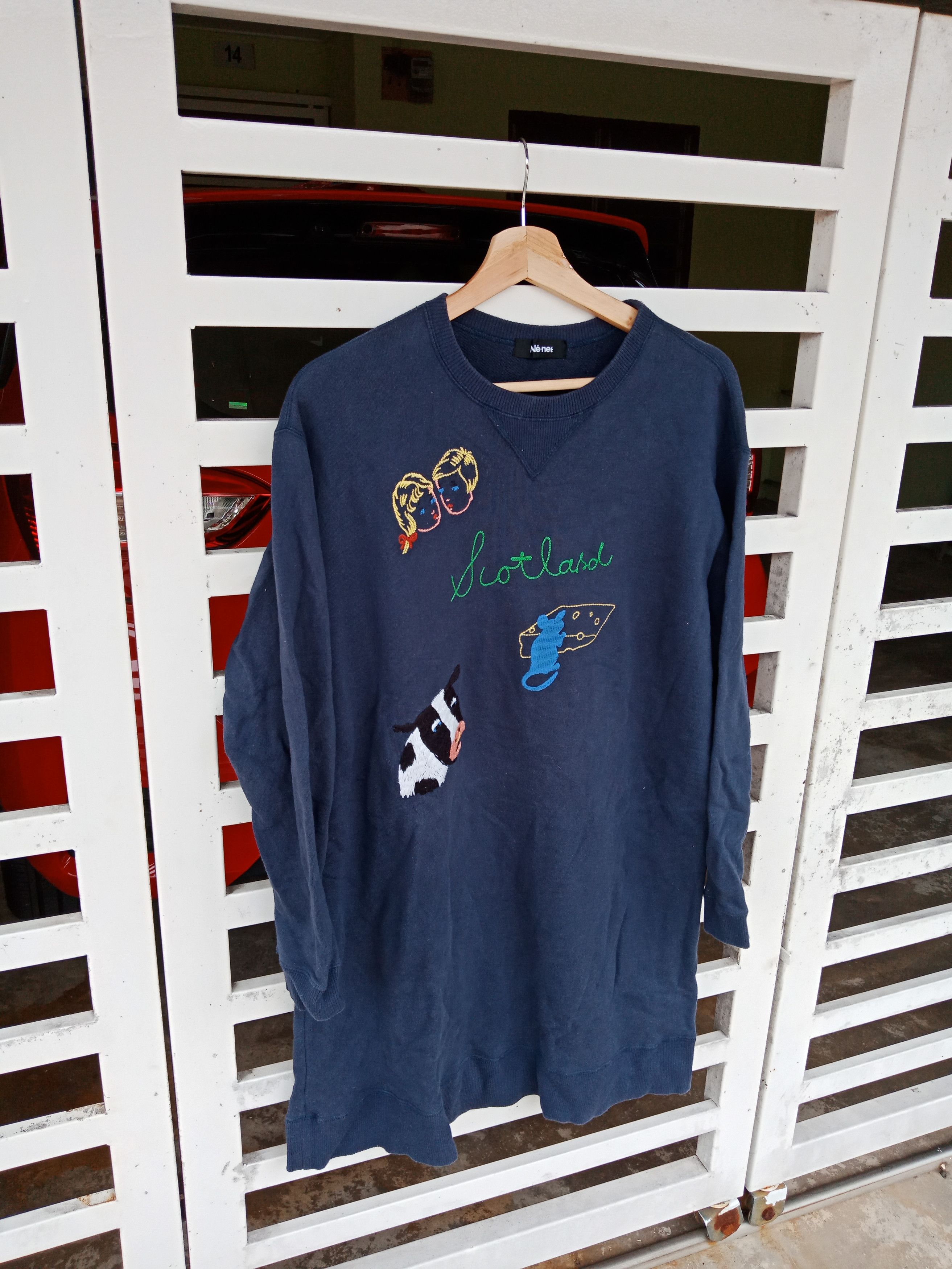 Beauty Beast × Issey Miyake × Japanese Brand Issey Miyake Ne-Net Scotlasol Cow Rat Cheese Size US L / EU 52-54 / 3 - 4 Thumbnail