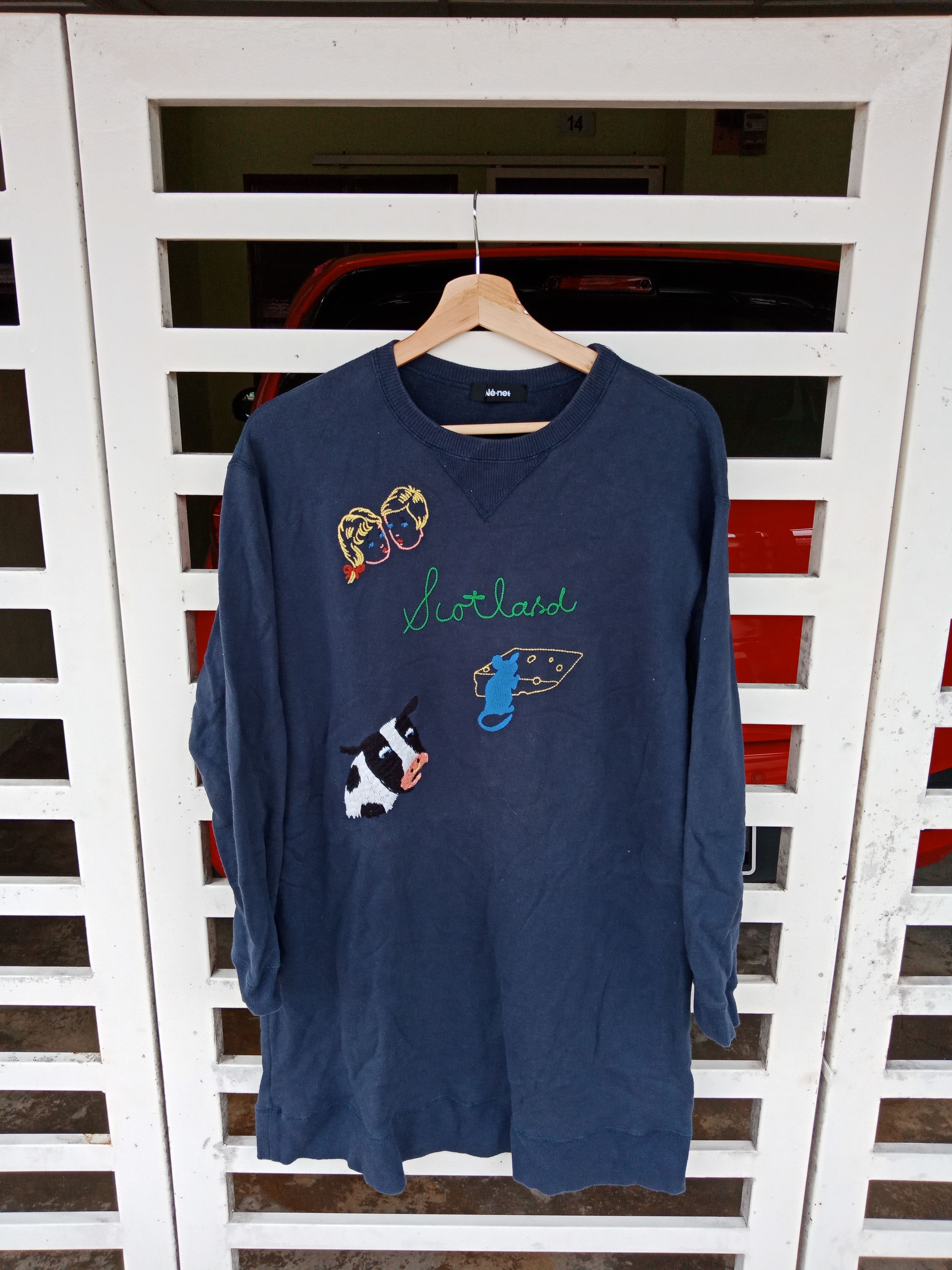 Beauty Beast × Issey Miyake × Japanese Brand Issey Miyake Ne-Net Scotlasol Cow Rat Cheese Size US L / EU 52-54 / 3 - 1 Thumbnail