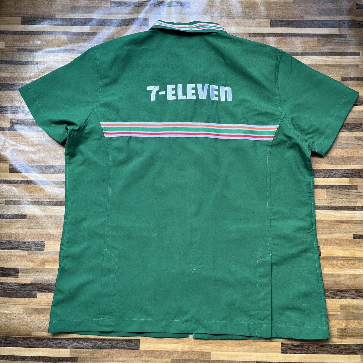 Uniform Wares 7-Eleven Uniform Japan Stores Vintage Full Zipped Size US L / EU 52-54 / 3 - 15 Thumbnail