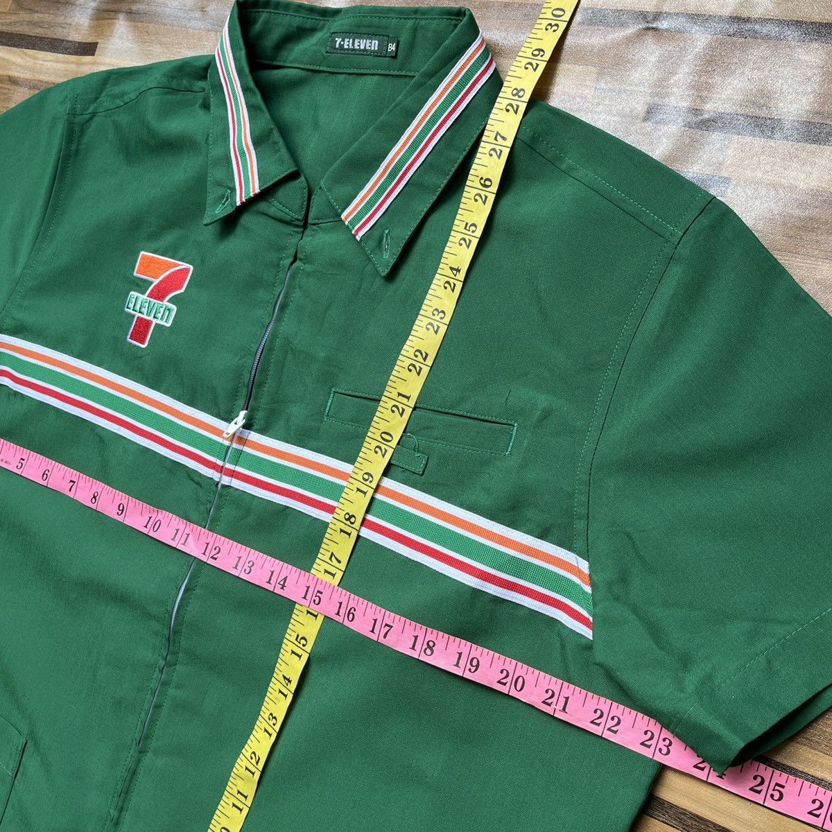 Uniform Wares 7-Eleven Uniform Japan Stores Vintage Full Zipped Size US L / EU 52-54 / 3 - 3 Thumbnail